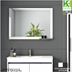 Picture of  White Kona Mirror with shelf